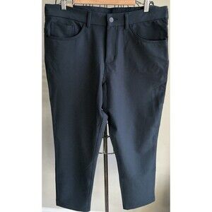 Panama Jack Pants Mens Flex Chino Polyester Stretch Black 36 x 30 NWOT